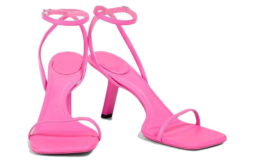 Purchase (W) Sandalia de Tacón Alto Balenciaga Square Open Toe 'Elegancia Rosa de Moda' 659881WA9105321