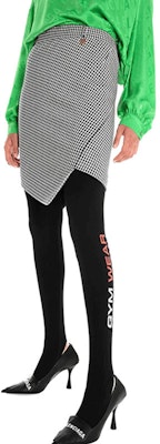 (W) 발렌시아가 SS21 하운드투스 A라인 스커트 블랙/화이트 621416TIT091070 Lookbook (W) 발렌시아가 SS21 하운드투스 A라인 스커트 블랙/화이트 621416TIT091070