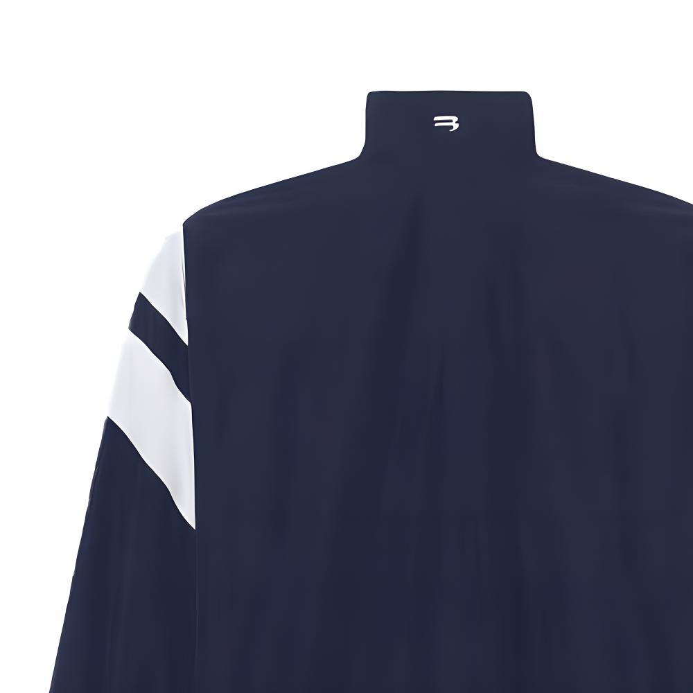 Sizing (Women) Balenciaga SS21 Blue Colorblock Nylon High-Neck Tracksuit Jacket. 659031TKO484063