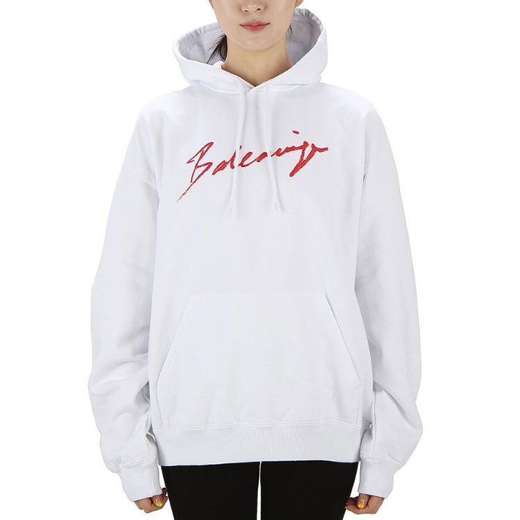 (Women) Balenciaga SS21 Classic Logo White Hoodie. 583222TFV649783 圖 3