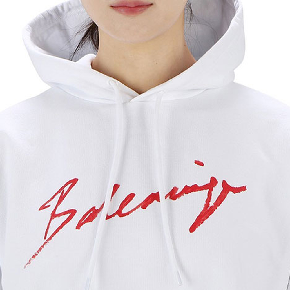 (Women) Balenciaga SS21 Classic Logo White Hoodie. 583222TFV649783 圖 6