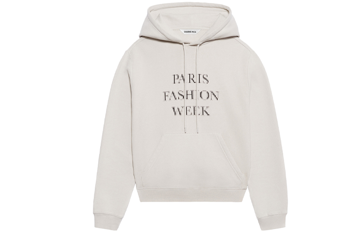 (Women) Balenciaga SS21 Fashion Week Shrunk Hoodie Grey Pullover Fleece. 657683TKV852984 圖 2