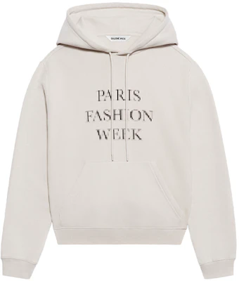 (W) Balenciaga SS21 Hoodie Abu-Abu Fashion Week Shrunk Pullover Fleece. 657683TKV852984 Order (W) Balenciaga SS21 Hoodie Abu-Abu Fashion Week Shrunk Pullover Fleece. 657683TKV852984