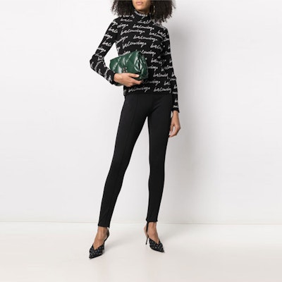 (W) 발렌시아가 SS21 로고 프린트 하이넥 긴팔 티셔츠 블랙 626194T61591070 Purchase (W) 발렌시아가 SS21 로고 프린트 하이넥 긴팔 티셔츠 블랙 626194T61591070