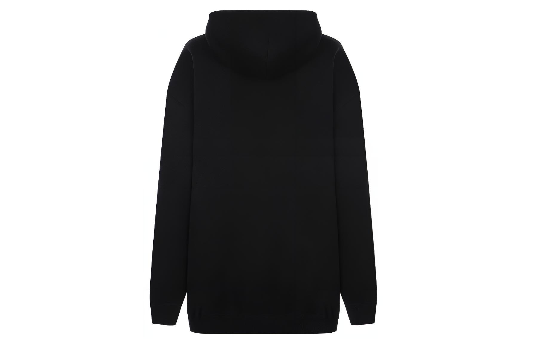 (Women) Balenciaga SS21 Logo Print Pullover Hoodie Black. 578135TJVD71000 圖 3