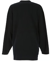 (W) バレンシアガ SS21 マルチリンガルロゴ カラフルプリント ブラック長袖Tシャツ レディース 641583TJVI32771 Lookbook (W) バレンシアガ SS21 マルチリンガルロゴ カラフルプリント ブラック長袖Tシャツ レディース 641583TJVI32771