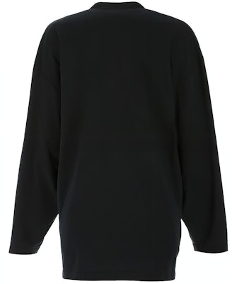 (W) Balenciaga SS21 Logo Multilingual Hitam Lengan Panjang Wanita 641583TJVI32771 Lookbook (W) Balenciaga SS21 Logo Multilingual Hitam Lengan Panjang Wanita 641583TJVI32771