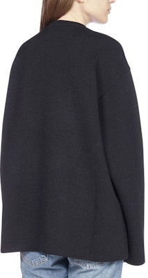 (W) Balenciaga SS21 Logo Multilingual Hitam Lengan Panjang Wanita 641583TJVI32771 Details for (W) Balenciaga SS21 Logo Multilingual Hitam Lengan Panjang Wanita 641583TJVI32771