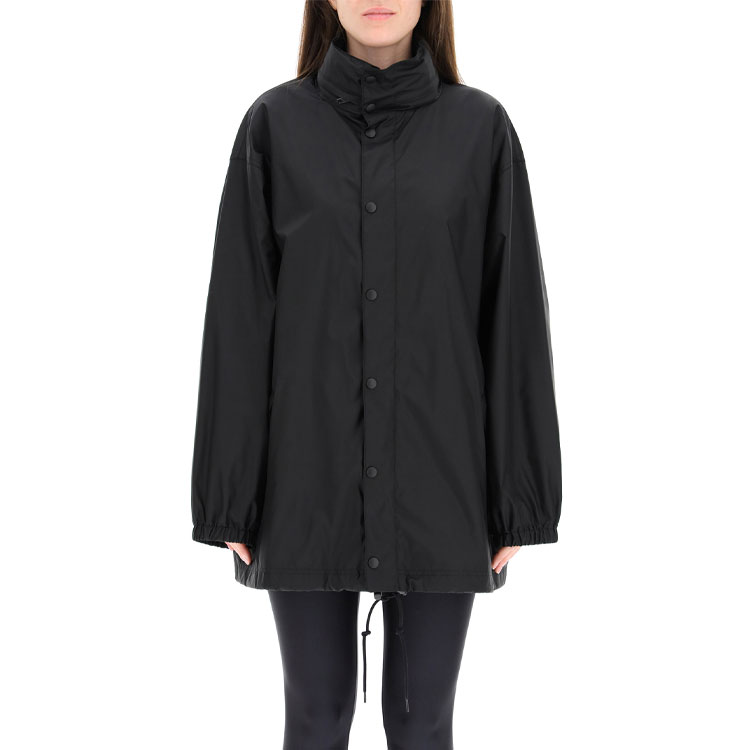 (Women) Balenciaga SS21 Multilingual Logo Print Jacket Black 646918TIO541000 圖 4