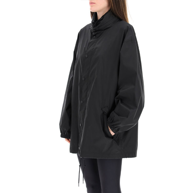 (Women) Balenciaga SS21 Multilingual Logo Print Jacket Black 646918TIO541000 圖 6