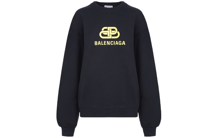 (Women) Balenciaga SS21 Oversized Black Crewneck Logo Sweatshirt. 578132TEV191361 圖 2