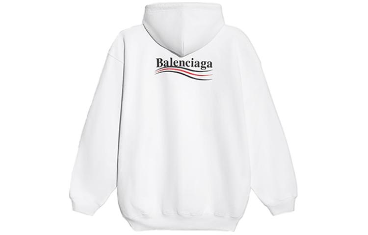 (Women) Balenciaga SS21 Solid Color White Hoodie 578135TIV539000 圖 3