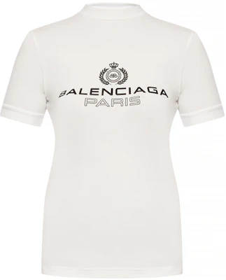 (W) Balenciaga SS21 白色印字母與桂冠圖案T恤 594603TGV479000 Order (W) Balenciaga SS21 白色印字母與桂冠圖案T恤 594603TGV479000