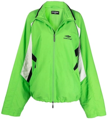 (W) Balenciaga SS22 3B Sports Icon Jaket Warna Blok Hijau. 698863TKO483520 Buy (W) Balenciaga SS22 3B Sports Icon Jaket Warna Blok Hijau. 698863TKO483520