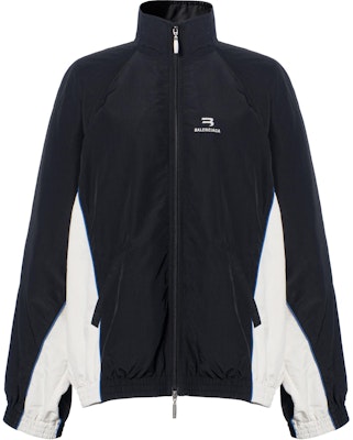 (W) Balenciaga SS22 Jaket Zip-Up Black High Neck Colorblock. 698875TKO481000 Buy (W) Balenciaga SS22 Jaket Zip-Up Black High Neck Colorblock. 698875TKO481000
