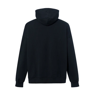 (Women) Balenciaga SS22 Black Hoodie Tiger Logo Cartoon Print. 675003TLVH31000