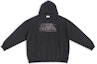 Order (W) Balenciaga SS22 Sudadera Negra con Logo Estampado y Corte Holgado. 620947TMVP11073