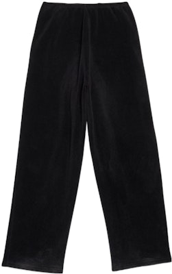 (W) 巴黎世家SS22黑色针织慢跑裤,带刺绣标志。 698144TMVC71069 Buy (W) 巴黎世家SS22黑色针织慢跑裤,带刺绣标志。 698144TMVC71069