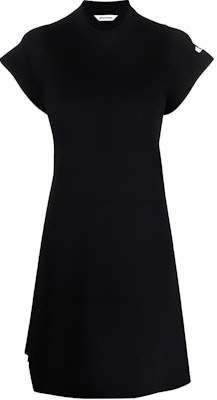 (Women) Balenciaga SS22 Black Short Sleeve High Neck Casual Dress. 681973T51651000 Buy (Women) Balenciaga SS22 Black Short Sleeve High Neck Casual Dress. 681973T51651000