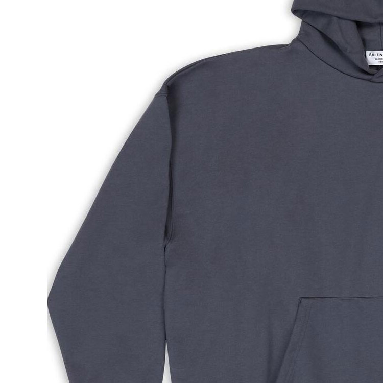 (Women) Balenciaga SS22  Blue Gray Oversized Printed Hoodie 620947TKVI91366 圖 7