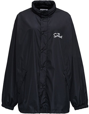 (W) Balenciaga SS22 Jaket Cetakan Santai Potongan Biasa Hitam. 681448TLO061000 Lookbook (W) Balenciaga SS22 Jaket Cetakan Santai Potongan Biasa Hitam. 681448TLO061000