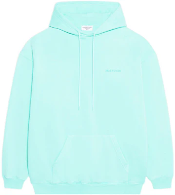 (W) 巴黎世家 SS22 綠色標誌連帽衫 常規版型。 578135TLVB83062 Buy (W) 巴黎世家 SS22 綠色標誌連帽衫 常規版型。 578135TLVB83062