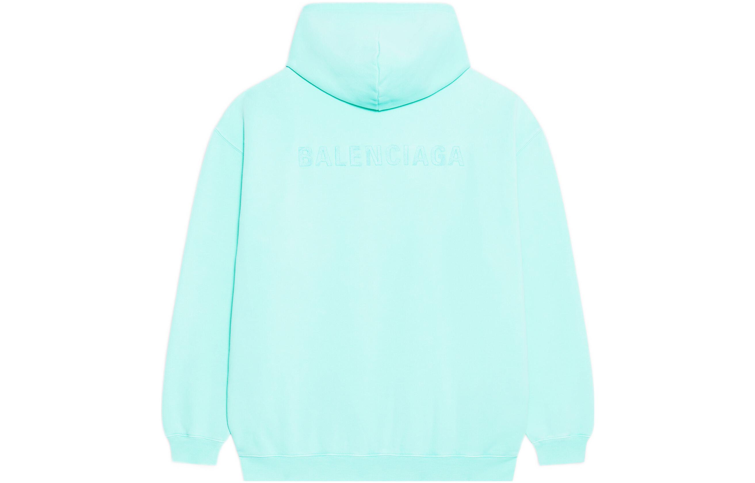 Lookbook (W) 巴黎世家 SS22 綠色標誌連帽衫 常規版型。 578135TLVB83062