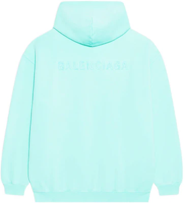 (W) 巴黎世家 SS22 綠色標誌連帽衫 常規版型。 578135TLVB83062 Lookbook (W) 巴黎世家 SS22 綠色標誌連帽衫 常規版型。 578135TLVB83062