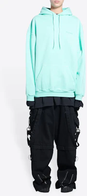 (W) 巴黎世家 SS22 綠色標誌連帽衫 常規版型。 578135TLVB83062 Shop (W) 巴黎世家 SS22 綠色標誌連帽衫 常規版型。 578135TLVB83062