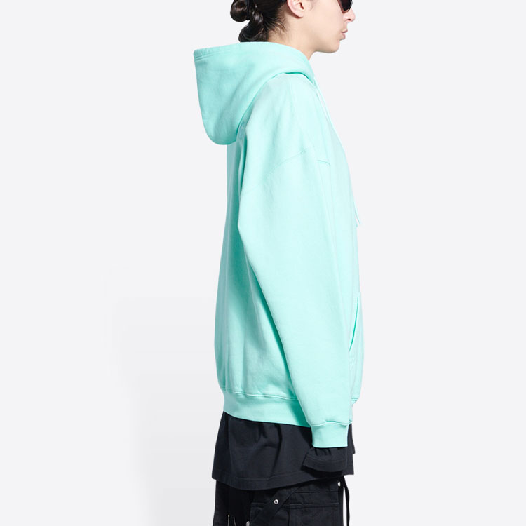 Details for (W) 巴黎世家 SS22 綠色標誌連帽衫 常規版型。 578135TLVB83062