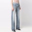 Purchase (W) Balenciaga SS22 Jeans High-Waisted Loose Straight Biru 681729TJW604012