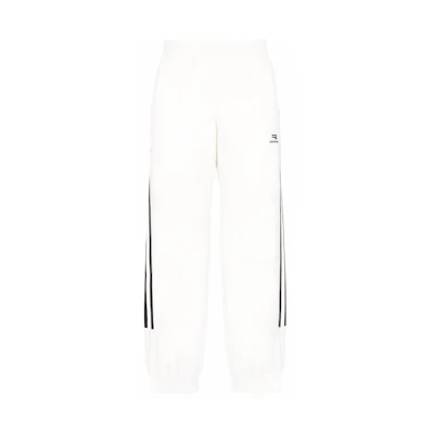 (Women) Balenciaga SS22 Logo Knit Straight-Leg Track Pants White 681254TKO480900