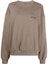 Order (Women) Balenciaga SS22 Logo Print Oversized Sweatshirt Gray Taupe. 697869TMVF57761
