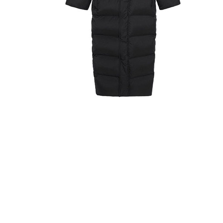 Cheap (W) 巴黎世家 SS22 黑色长款尼龙羽绒大衣配加长领设计 681493TJO031000