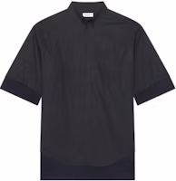 (Women) Balenciaga SS22 Oversized Black Shirt with BB Logo. 690395TYB181000 (Women) Balenciaga SS22 Oversized Black Shirt with BB Logo. 690395TYB181000