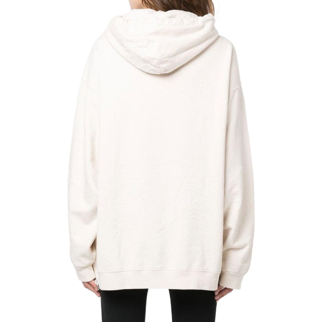 (Women) Balenciaga SS22  Oversized Solid Color Drawstring Hoodie White. 578135TLVA19080 圖 4