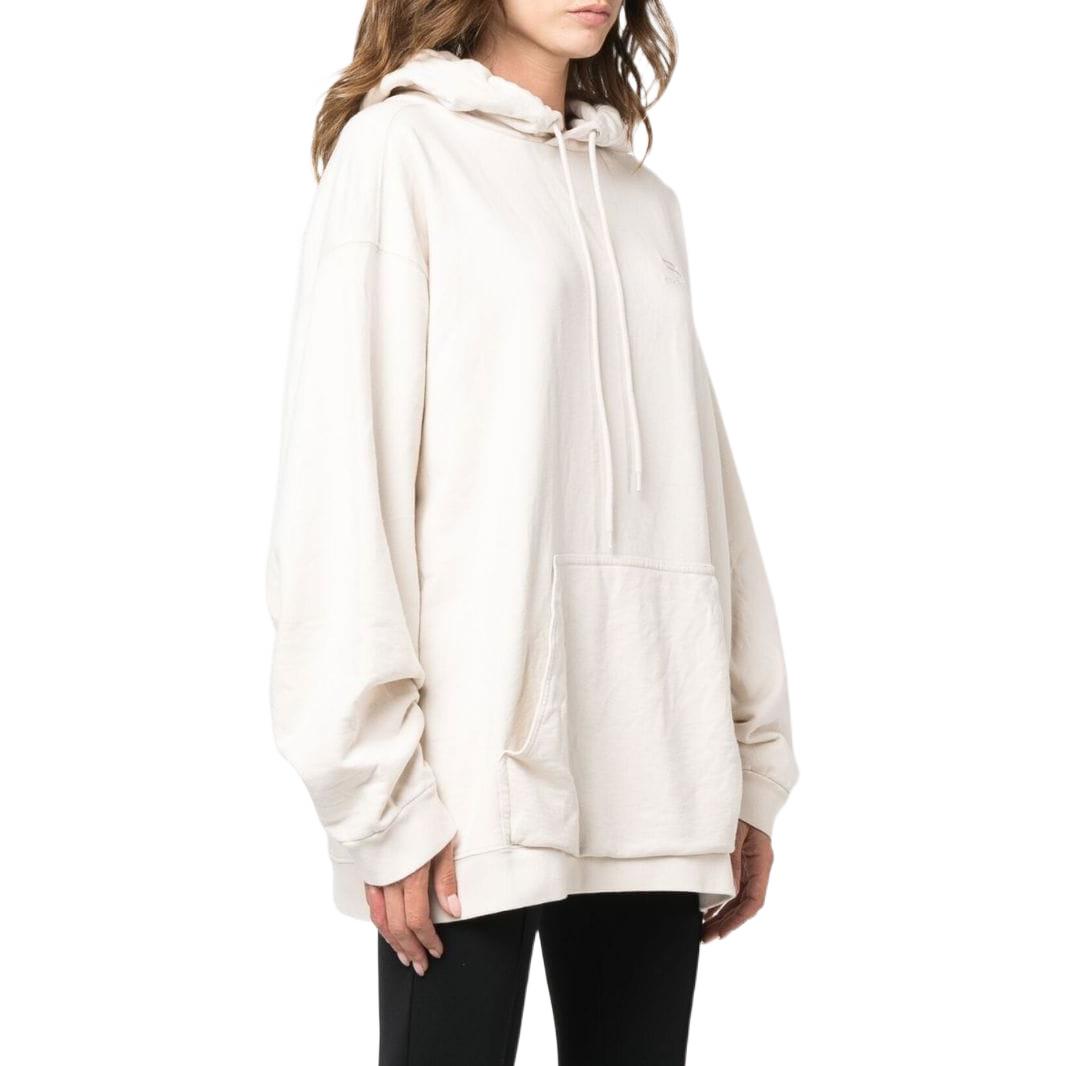 (Women) Balenciaga SS22  Oversized Solid Color Drawstring Hoodie White. 578135TLVA19080 圖 5