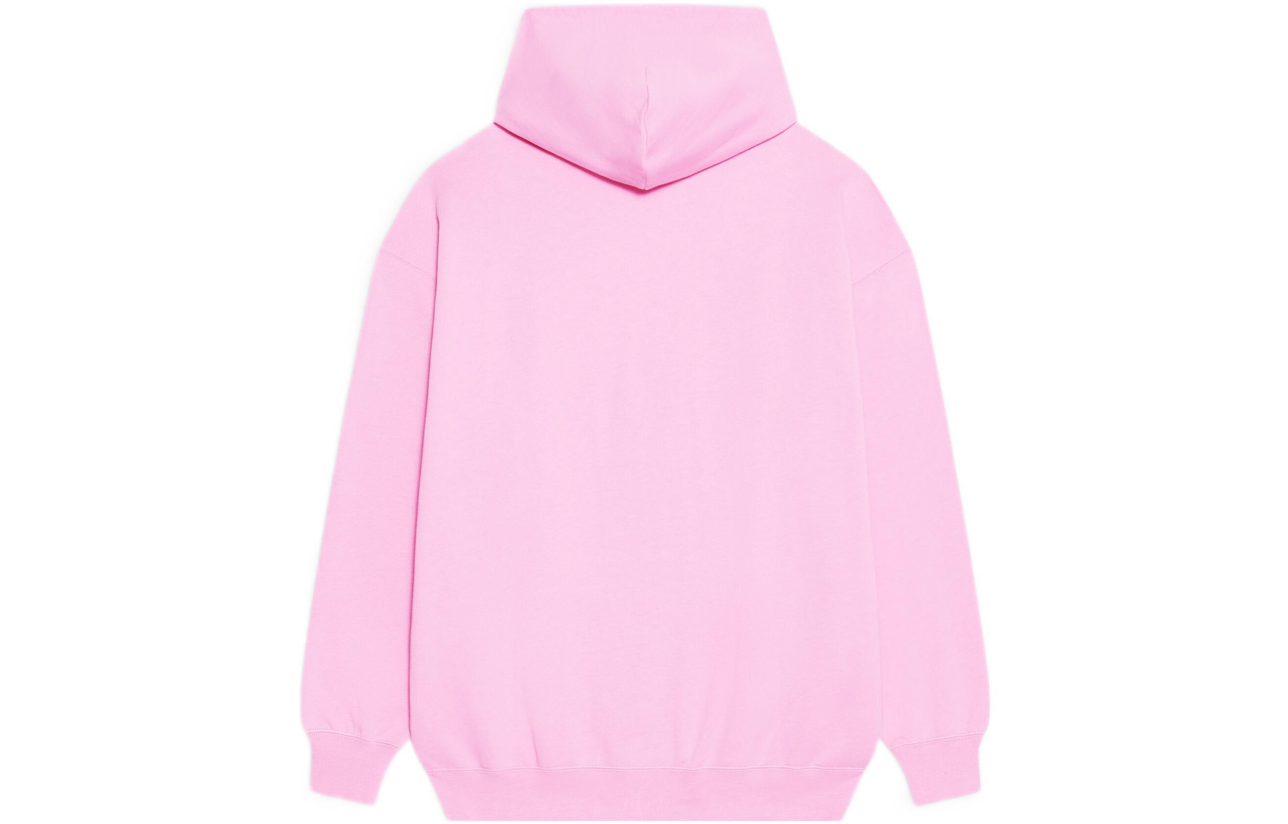 Lookbook (Women) Balenciaga SS22  Pink Pullover Hoodie Long Sleeve Plain Sweatshirt 578135TLVH55630
