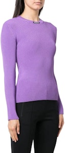 (W) Balenciaga 紫色針織圓領毛衣 SS22 連標誌補丁. 691969T51695310 Shop (W) Balenciaga 紫色針織圓領毛衣 SS22 連標誌補丁. 691969T51695310