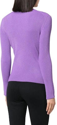 (W) Balenciaga 紫色針織圓領毛衣 SS22 連標誌補丁. 691969T51695310 Purchase (W) Balenciaga 紫色針織圓領毛衣 SS22 連標誌補丁. 691969T51695310