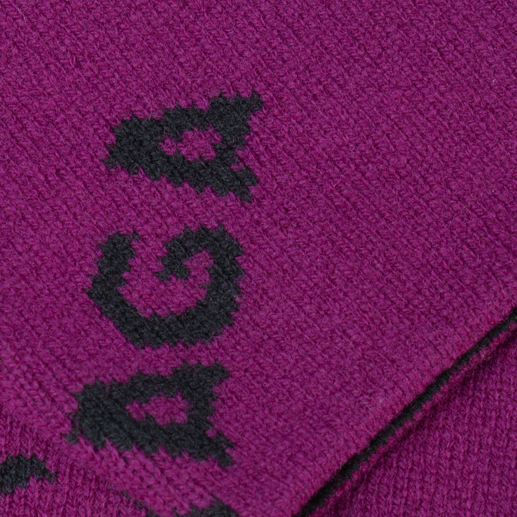 Details for (W) 발렌시아가 SS22 퍼플 V넥 오버핏 울 니트 스웨터. 659676T15675272