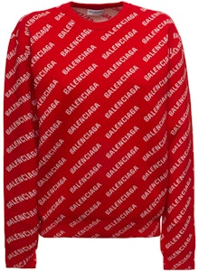 (W) Balenciaga SS22 紅色 logo 印花純棉毛衣。 703209T32336090 Order (W) Balenciaga SS22 紅色 logo 印花純棉毛衣。 703209T32336090