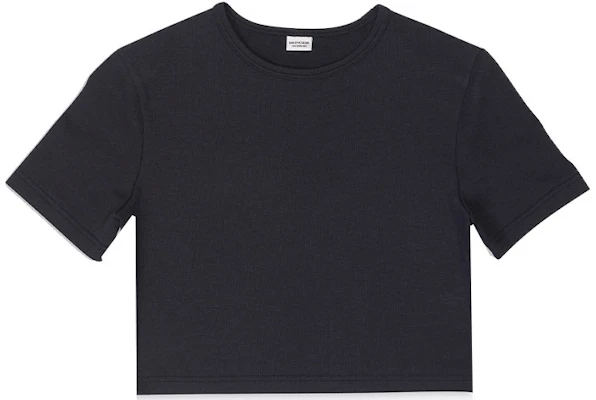 (W) バレンシアガ SS22 ソフトコットン 半袖Tシャツ ブラック 6982504B7B21000 Order (W) バレンシアガ SS22 ソフトコットン 半袖Tシャツ ブラック 6982504B7B21000