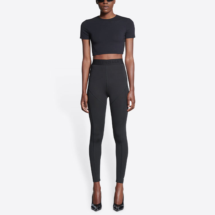 (Women) Balenciaga SS22  Soft Cotton Short Sleeve T-Shirt Black 6982504B7B21000 圖 4