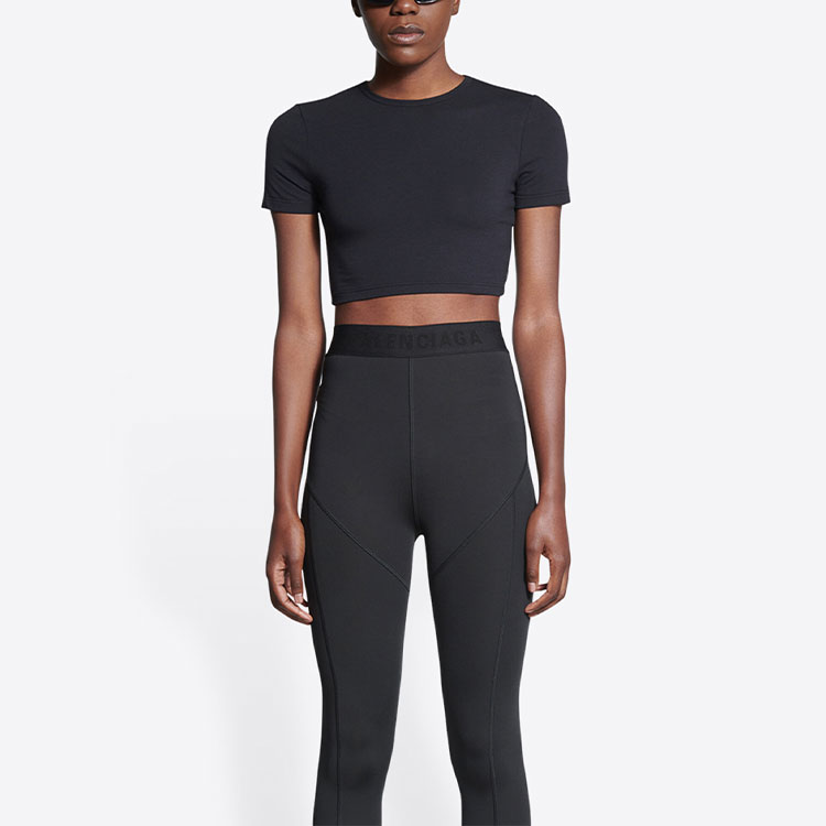 (Women) Balenciaga SS22  Soft Cotton Short Sleeve T-Shirt Black 6982504B7B21000 圖 5