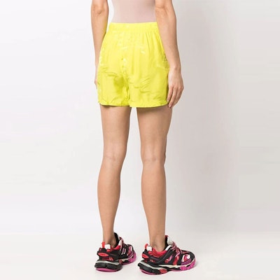 (W) バレンシアガ SS22 イエロー ハイウエスト ショーツ 無地カラー. 671664TMO607204 Shop (W) バレンシアガ SS22 イエロー ハイウエスト ショーツ 無地カラー. 671664TMO607204