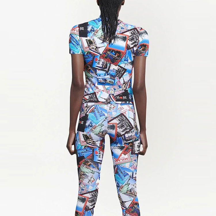 (Women) Balenciaga SS22 City Print Short Sleeve T-Shirt  Multicolor. 681057TMV778470 圖 5