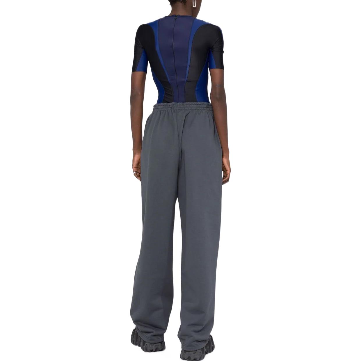 Shop (W) 巴黎世家SS22灰色针织中腰标志女款休闲裤. 674594TKVI91366