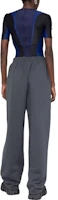 Shop (Women) Balenciaga SS22 Grey Knit Mid-Waist Logo Jogger Pants Women. 674594TKVI91366