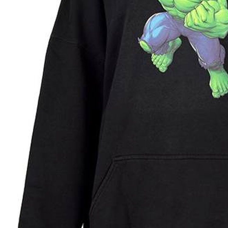 (Women) Balenciaga SS22 Hulk Graphic Oversized Hoodie Black 651799TLV581000 圖 8